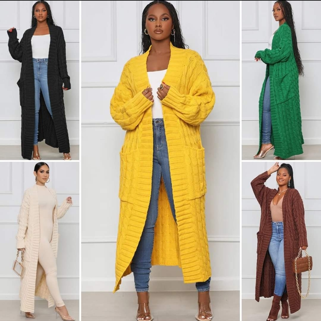 Cable Knit Duster